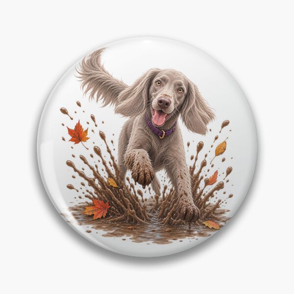 Item preview, Weimaraner Dog Autumn  designed and sold by HoldYourPoint.