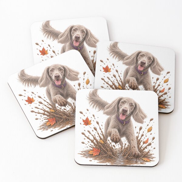 Item preview, Weimaraner Dog Autumn  designed and sold by HoldYourPoint.
