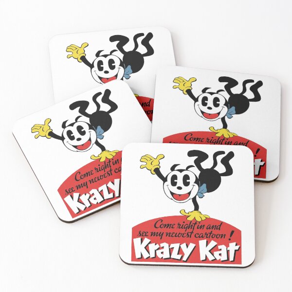 Item preview, Krazy Kat Retro Cartoon Vintage Animation Classic Comic Design designed and sold by Deviant Logic Design.
