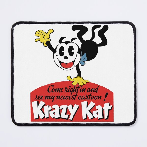 Item preview, Krazy Kat Retro Cartoon Vintage Animation Classic Comic Design designed and sold by Deviant Logic Design.