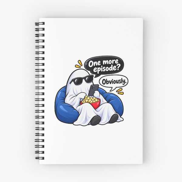 Item preview, One More Episode Funny Ghost Meme designed and sold by StickyDelights.
