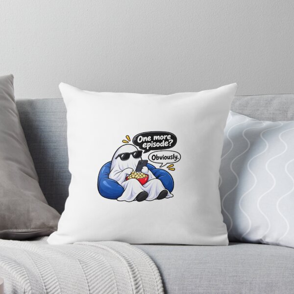 Item preview, One More Episode Funny Ghost Meme designed and sold by StickyDelights.