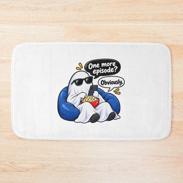 Item preview, One More Episode Funny Ghost Meme designed and sold by StickyDelights.