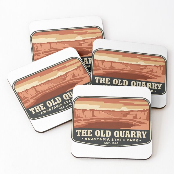 Item preview, Anastasia State Park Historic Coquina Quarry Sticker designed and sold by DetourDgn.