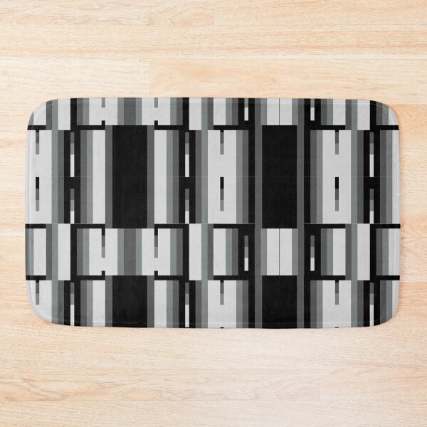 Item preview, Monochrome Geometric Urban Architecture Pattern designed and sold by PoeticRecipeST.