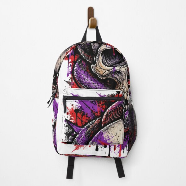 Item preview, Venomous Snake Wrapped Skull Blood Splatter Gothic Art designed and sold by shemodas.
