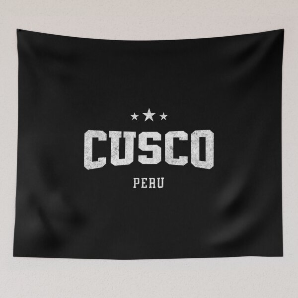 Item preview, Cusco Peru Vintage Varsity Distressed Retro College Travel Design designed and sold by NiceTeeClub.