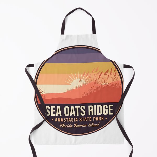 Item preview, Anastasia State Park Sea Oats Dune Ridge Sunrise Sticker designed and sold by DetourDgn.
