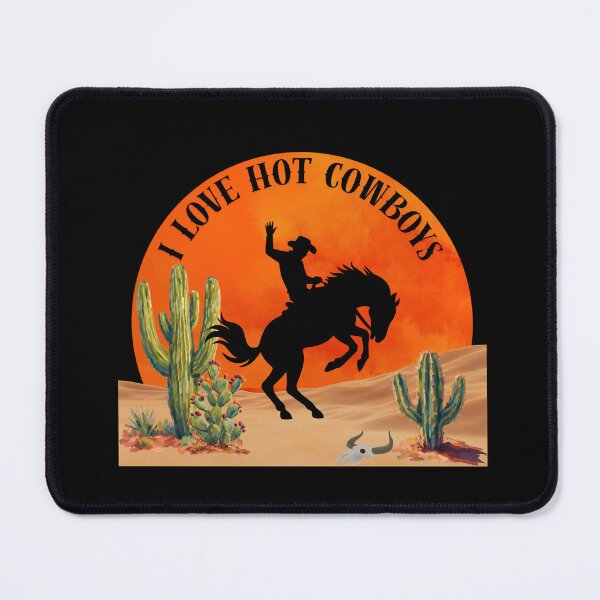 Item preview, I Love Hot Cowboys Country Style Graphic designed and sold by LiotasowaFlow.