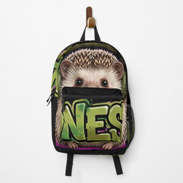 Item preview, Wednesday Graffiti Hedgehog Music Mug designed and sold by Surviving Monday Club.