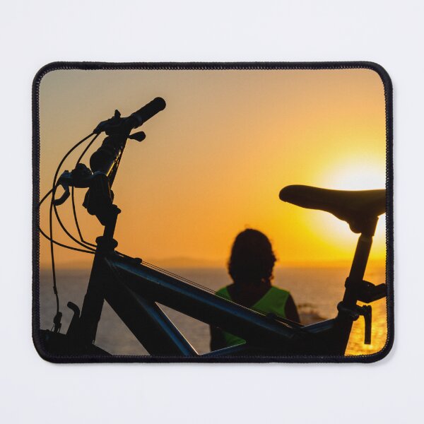 Item preview, Golden Sunset Bicycle Silhouette designed and sold by ThaCriações.