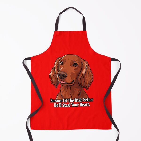 Item preview, Beware Of The Irish Setter He’ll Steal Your Heart Art Design designed and sold by fantasticdesign.