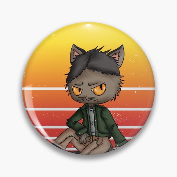 Item preview, Cat at sunset designed and sold by LizChibiArt.
