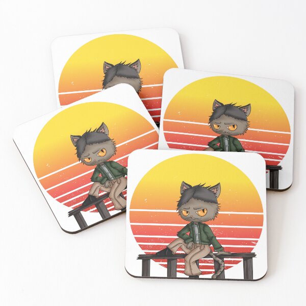 Item preview, Cat at sunset designed and sold by LizChibiArt.