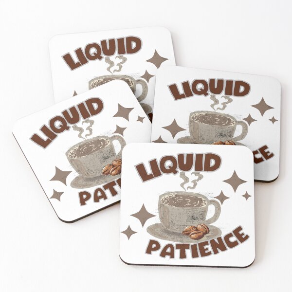 Item preview, Liquid Patience Sarcastic Coffee Cup Humor designed and sold by DNBY.