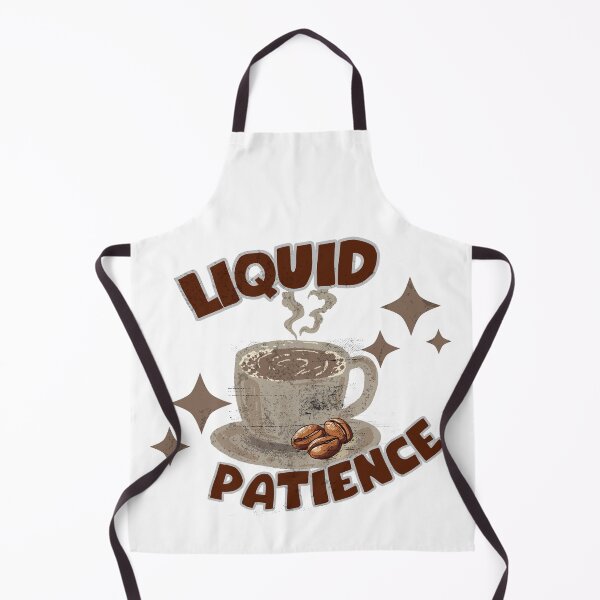 Item preview, Liquid Patience Sarcastic Coffee Cup Humor designed and sold by DNBY.