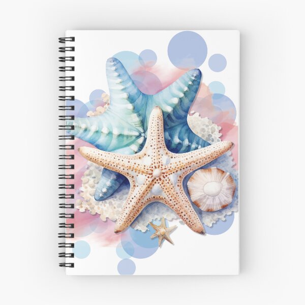 Item preview, Watercolor Starfish and Seashell Collection - Coastal Beach Art designed and sold by DonnaRaine.