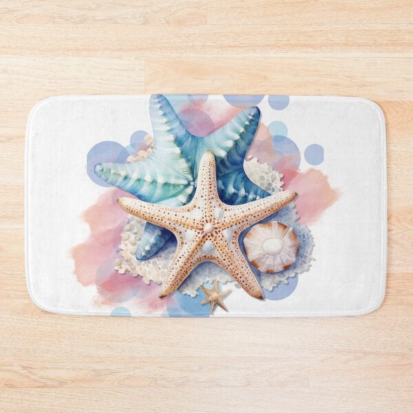 Item preview, Watercolor Starfish and Seashell Collection - Coastal Beach Art designed and sold by DonnaRaine.