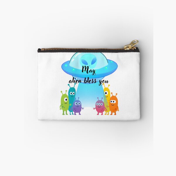 Item preview, May Alien Bless You Cute UFO and Funny Monsters Art designed and sold by NikBrin Prevail .
