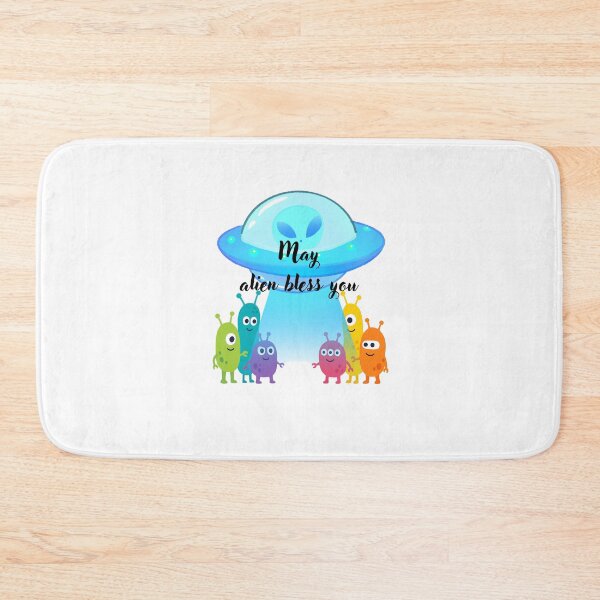 Item preview, May Alien Bless You Cute UFO and Funny Monsters Art designed and sold by NikBrin Prevail .