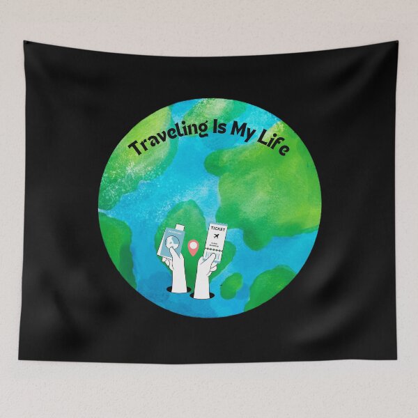 Item preview, Traveling Is My Life. designed and sold by Dinasshop.
