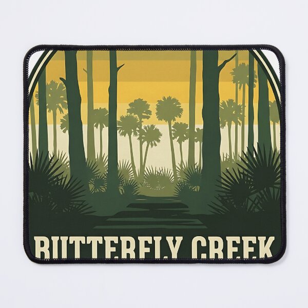 Item preview, Anastasia State Park Butterfly Creek Pine Flatwoods Sticker designed and sold by DetourDgn.