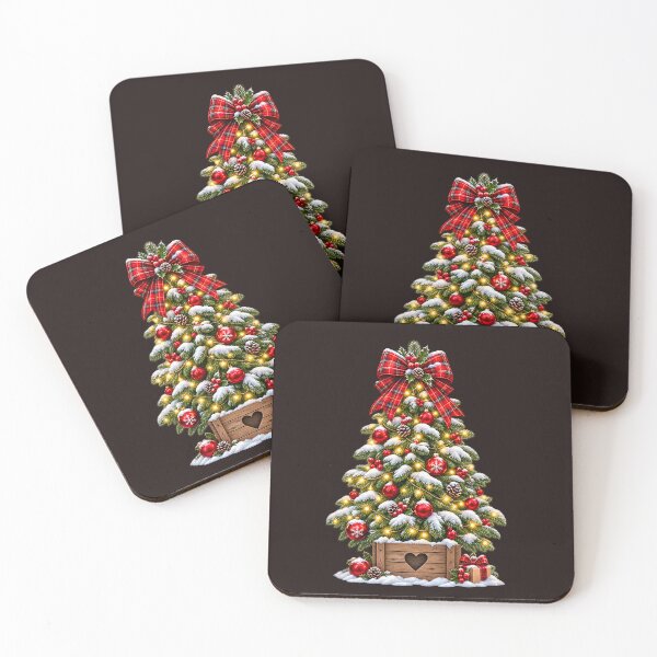 Item preview, Cozy Snowy Christmas Tree designed and sold by TinyWeird.