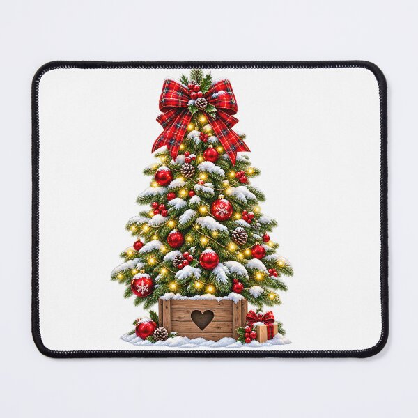 Item preview, Cozy Snowy Christmas Tree designed and sold by TinyWeird.