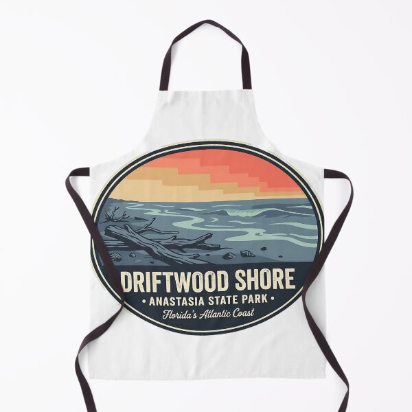 Item preview, Anastasia State Park Driftwood Shoreline Beach Sticker designed and sold by DetourDgn.