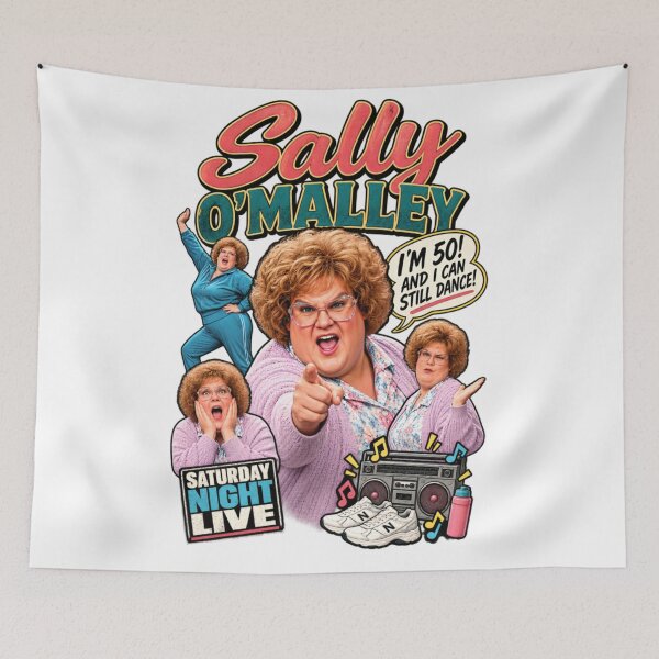 Item preview, Sally O'Malley 50 and Still Dancing Funny Retro Dance Shirt designed and sold by CatLovers Studio.