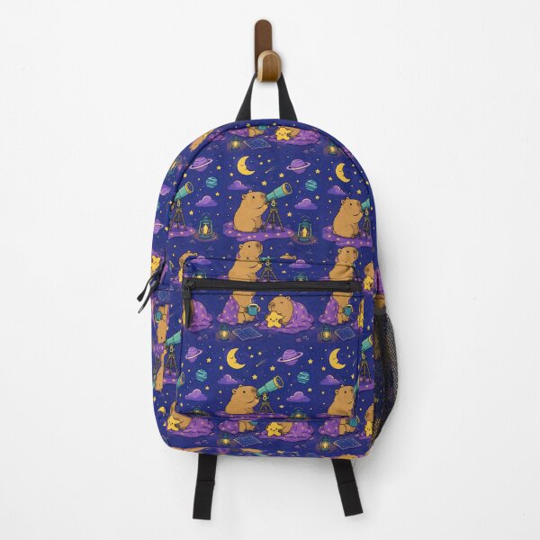 Item preview, Cute Capybara Stargazing Pattern designed and sold by Soft Berry Studio.