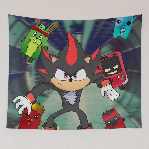 Item preview, Fortnite x Shadow the Hedgehog Fanart designed and sold by MegitsunesMedia.