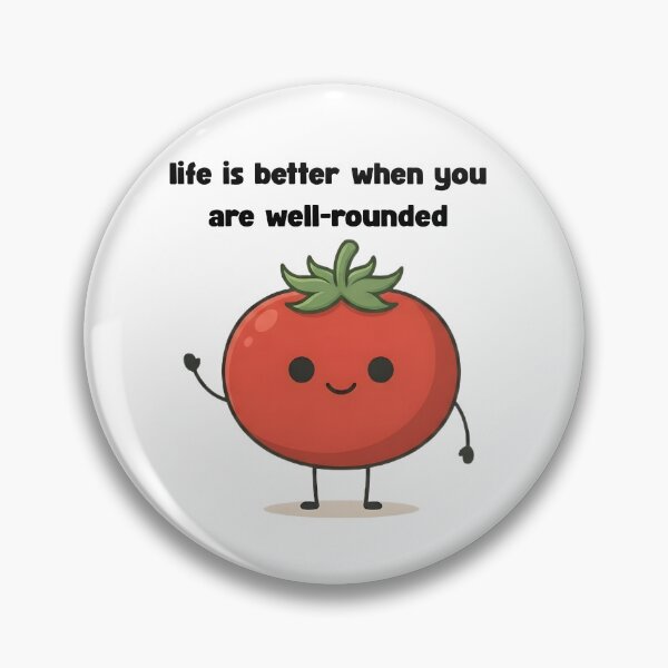Item preview, cute well rounded tomato designed and sold by Rockveil Co..