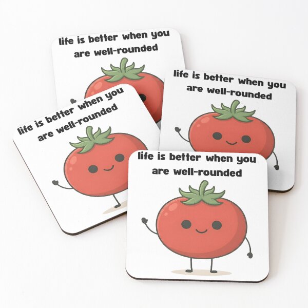 Item preview, cute well rounded tomato designed and sold by Rockveil Co..