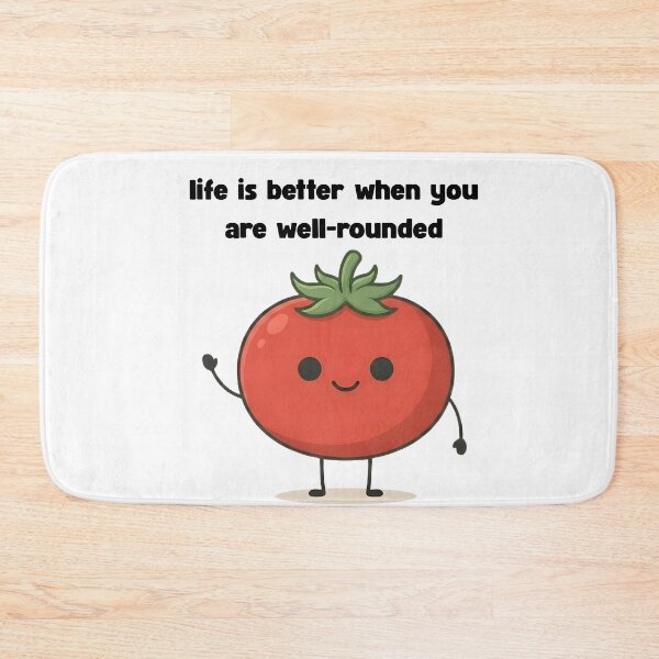 Item preview, cute well rounded tomato designed and sold by Rockveil Co..