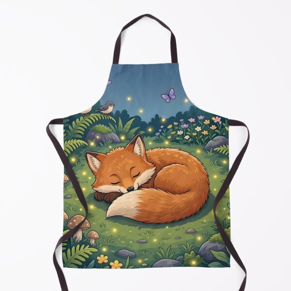 Item preview, Sleeping Fox in Magical Forest Illustration designed and sold by Herodestroyer.