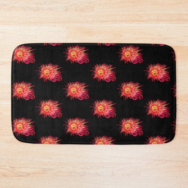 Item preview, Mythical Red and Gold Fire-Breathing Sun designed and sold by Maruly.