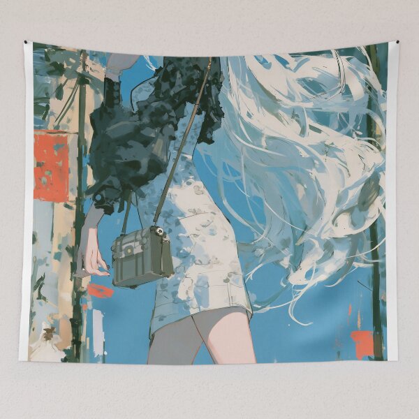 Item preview, The Girl Who Borrowed Winter Light designed and sold by oanaunciuleanu.