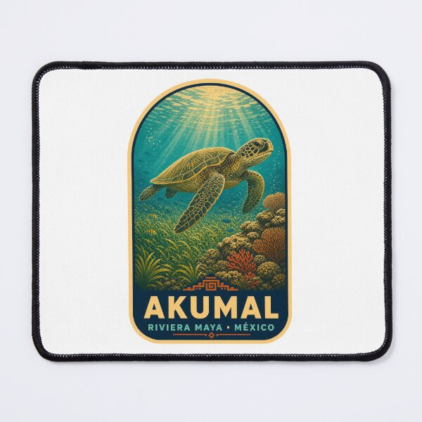Item preview, Akumal Sea Turtle Riviera Maya designed and sold by BeachWhisper.