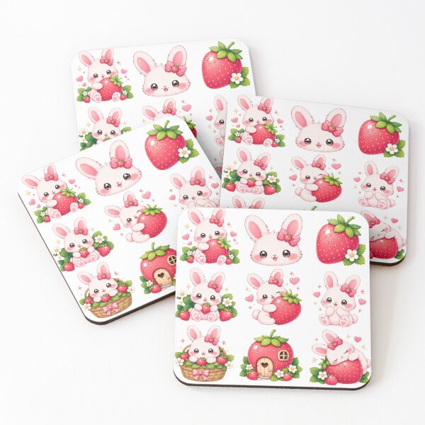 Item preview, Strawberry Bunny designed and sold by MySthore.