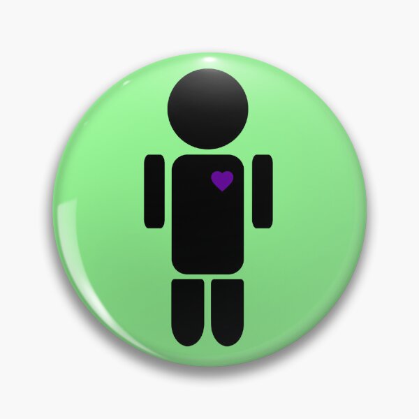 Item preview, Stick Figure With Purple Heart designed and sold by AmbientArtCo.