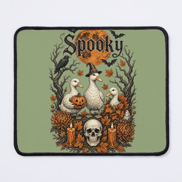 Item preview, Gothic Halloween Ducks Vintage Autumn Spooky Tee designed and sold by InkWeaveShop.