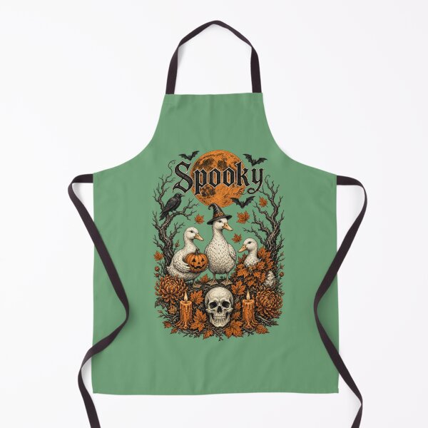 Item preview, Gothic Halloween Ducks Vintage Autumn Spooky Tee designed and sold by InkWeaveShop.