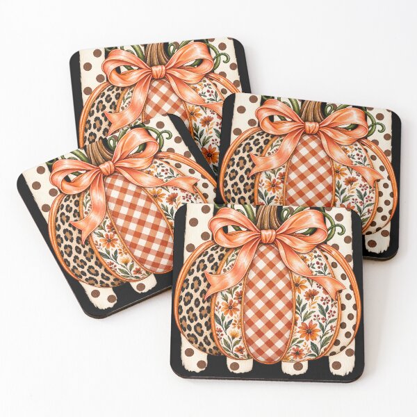 Item preview, Striped Polka Dot Patchwork Pumpkin Fall Design designed and sold by VGAfanatic.
