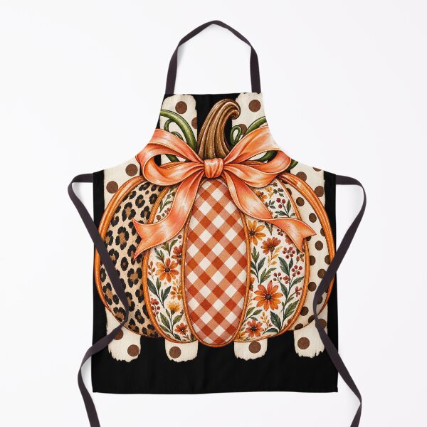 Item preview, Striped Polka Dot Patchwork Pumpkin Fall Design designed and sold by VGAfanatic.