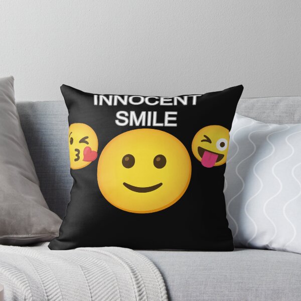 Item preview, Innocent smile emoji design  designed and sold by KRiMi1210.