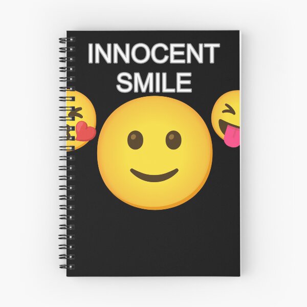 Item preview, Innocent smile emoji design  designed and sold by KRiMi1210.