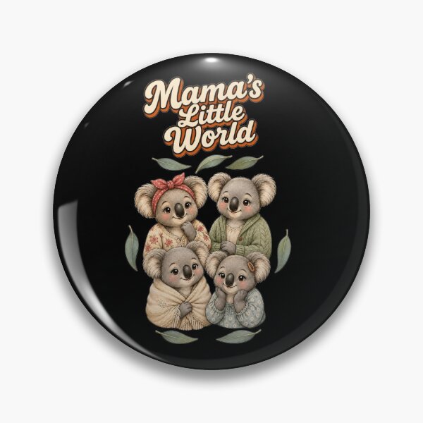Item preview, Mama's Little World – Cute Koala Mom & 7 Leaves Cottagecore Design designed and sold by Cartoon art with a purpose ❤️ Supporting Althea’s friends .