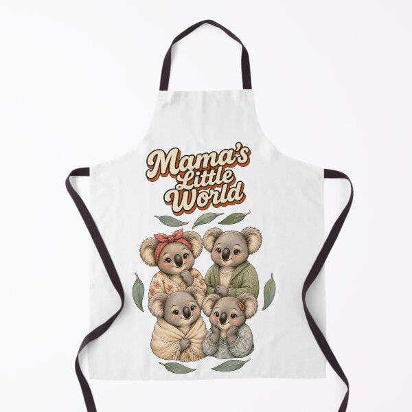 Item preview, Mama's Little World – Cute Koala Mom & 7 Leaves Cottagecore Design designed and sold by Cartoon art with a purpose ❤️ Supporting Althea’s friends .