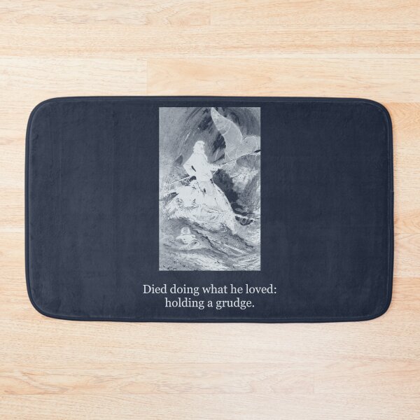 Item preview, Died Doing What He Loved: Holding a Grudge — Vintage Ahab Tee designed and sold by Core-E.